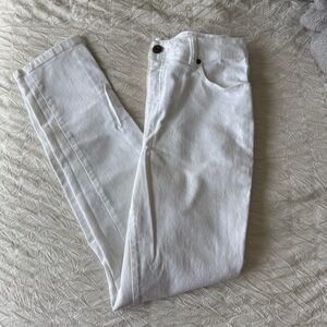 Style & Co. Women's White Straight Leg Jeans